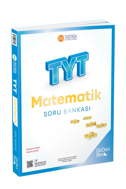 ÜçDörtBeş Yayınları TYT Matematik Soru Bankası Video Çözüm