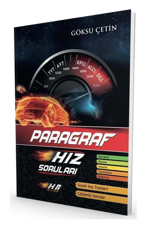 Hız ve Renk Yayınları TYT AYT KPSS ALES DGS Paragraf Video Çözüm