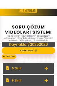 Hız Yayınları Video Çözüm