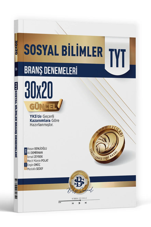 Bilgi Sarmal TYT Sosyal Bilimler 30 x 20 Branş Denemesi Video Çözüm